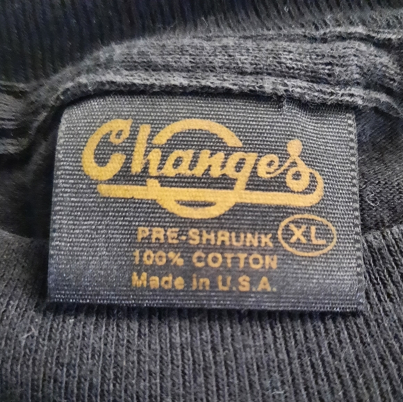 Spiderman- Men's Black T-Shirt, Changes Tag, Felt Design, Single Stitch- Size XL - Picture 4 of 5